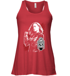 Avengers Endgame Captain Marvel Tag Poster Women's Racerback Tank