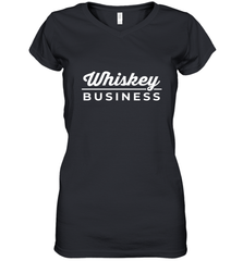 Whiskey Business Drinking St Patrick's Day Women's V-Neck T-Shirt Women's V-Neck T-Shirt - FordPhuMy