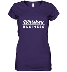 Whiskey Business Drinking St Patrick's Day Women's V-Neck T-Shirt Women's V-Neck T-Shirt - FordPhuMy
