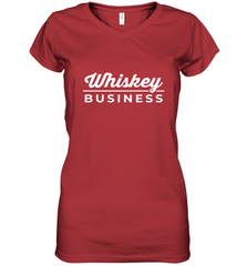 Whiskey Business Drinking St Patrick's Day Women's V-Neck T-Shirt Women's V-Neck T-Shirt - FordPhuMy