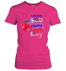 Happy labor day wishes USA flag for men and woman Women's T-Shirt Women's T-Shirt - FordPhuMy