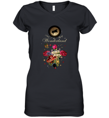 I Found Myself In Wonderland  Alice In Wonderland Women's V-Neck T-Shirt Women's V-Neck T-Shirt - FordPhuMy