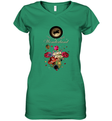 I Found Myself In Wonderland  Alice In Wonderland Women's V-Neck T-Shirt Women's V-Neck T-Shirt - FordPhuMy