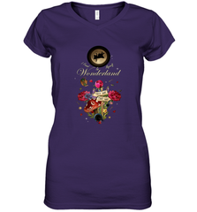I Found Myself In Wonderland  Alice In Wonderland Women's V-Neck T-Shirt Women's V-Neck T-Shirt - FordPhuMy