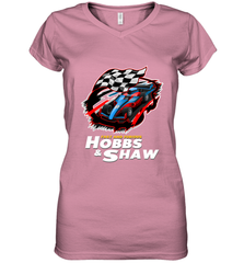 Fast and the furious Hobbs and Shaw Women's V-Neck T-Shirt Women's V-Neck T-Shirt - FordPhuMy