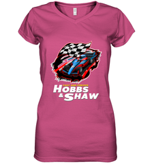 Fast and the furious Hobbs and Shaw Women's V-Neck T-Shirt Women's V-Neck T-Shirt - FordPhuMy