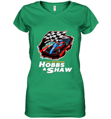Fast and the furious Hobbs and Shaw Women's V-Neck T-Shirt Women's V-Neck T-Shirt - FordPhuMy