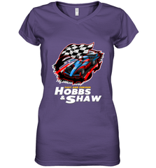 Fast and the furious Hobbs and Shaw Women's V-Neck T-Shirt Women's V-Neck T-Shirt - FordPhuMy