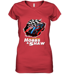 Fast and the furious Hobbs and Shaw Women's V-Neck T-Shirt Women's V-Neck T-Shirt - FordPhuMy