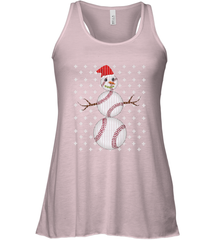 UGLY CHRISTMAS Baseball Snowman Holiday Santa Funny Men Gift Women's Racerback Tank Women's Racerback Tank - FordPhuMy