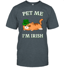 Pet Me I'm Irish Funny Cat Lover St. Patrick's Day Men's T-Shirt Men's T-Shirt - FordPhuMy
