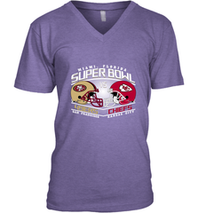 NFL Super bowl San Francisco 49ers vs. Kansas City Chiefs Men's V-Neck Men's V-Neck - FordPhuMy