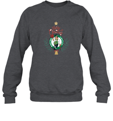 NBA Boston Celtics Logo merry Christmas gilf Crewneck Sweatshirt Crewneck Sweatshirt - FordPhuMy