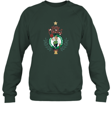 NBA Boston Celtics Logo merry Christmas gilf Crewneck Sweatshirt Crewneck Sweatshirt - FordPhuMy