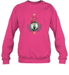 NBA Boston Celtics Logo merry Christmas gilf Crewneck Sweatshirt Crewneck Sweatshirt - FordPhuMy