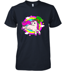 Irish Leprechaun Unicorn Cute St Patricks Day Ireland Men's Premium T-Shirt Men's Premium T-Shirt - FordPhuMy