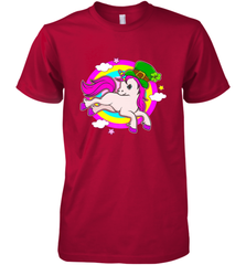 Irish Leprechaun Unicorn Cute St Patricks Day Ireland Men's Premium T-Shirt Men's Premium T-Shirt - FordPhuMy