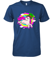 Irish Leprechaun Unicorn Cute St Patricks Day Ireland Men's Premium T-Shirt Men's Premium T-Shirt - FordPhuMy