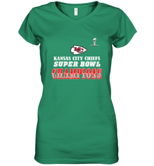NFL Kansas City Chiefs super bowl champions 2020 Women's V-Neck T-Shirt Women's V-Neck T-Shirt - FordPhuMy
