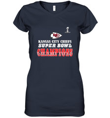 NFL Kansas City Chiefs super bowl champions 2020 Women's V-Neck T-Shirt Women's V-Neck T-Shirt - FordPhuMy