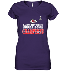 NFL Kansas City Chiefs super bowl champions 2020 Women's V-Neck T-Shirt Women's V-Neck T-Shirt - FordPhuMy