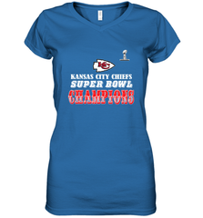 NFL Kansas City Chiefs super bowl champions 2020 Women's V-Neck T-Shirt Women's V-Neck T-Shirt - FordPhuMy
