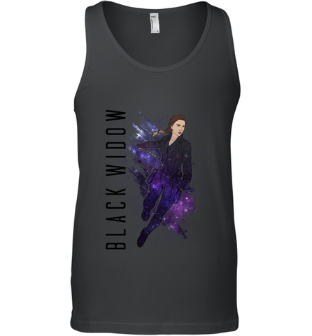 Avengers Endgame Black Widow Galaxy Painted Men's Tank Top Men's Tank Top / Black / XS Men's Tank Top - FordPhuMy