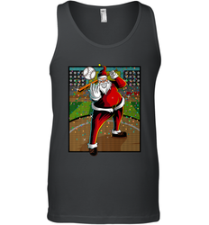 Baseball Santa Ugly Christmas Sports Graphic Print Design Men's Tank Top