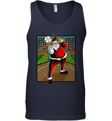 Baseball Santa Ugly Christmas Sports Graphic Print Design Men's Tank Top Men's Tank Top - FordPhuMy