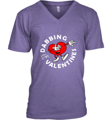 Dabbing Heart For Valentine's Day Art Graphics Heart Gift Men's V-Neck Men's V-Neck - FordPhuMy