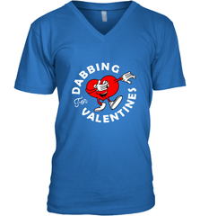 Dabbing Heart For Valentine's Day Art Graphics Heart Gift Men's V-Neck Men's V-Neck - FordPhuMy