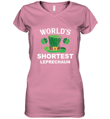 Shortest Leprechaun Funny Family St. Patrick's Day Women's V-Neck T-Shirt Women's V-Neck T-Shirt - FordPhuMy