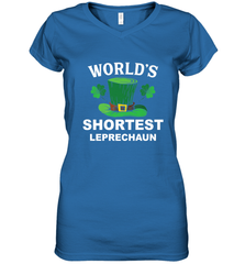 Shortest Leprechaun Funny Family St. Patrick's Day Women's V-Neck T-Shirt Women's V-Neck T-Shirt - FordPhuMy