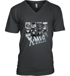 Marvel X Men Animated Series Halftone Retro 90s Men's V-Neck