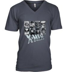 Marvel X Men Animated Series Halftone Retro 90s Men's V-Neck Men's V-Neck - FordPhuMy