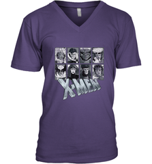 Marvel X Men Animated Series Halftone Retro 90s Men's V-Neck Men's V-Neck - FordPhuMy