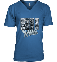 Marvel X Men Animated Series Halftone Retro 90s Men's V-Neck Men's V-Neck - FordPhuMy