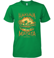 Disney The Lion King Live Action Hakuna Matata Sunset Poster Men's Premium T-Shirt