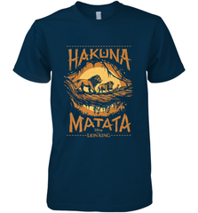 Disney The Lion King Live Action Hakuna Matata Sunset Poster Men's Premium T-Shirt Men's Premium T-Shirt - FordPhuMy