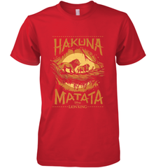 Disney The Lion King Live Action Hakuna Matata Sunset Poster Men's Premium T-Shirt Men's Premium T-Shirt - FordPhuMy
