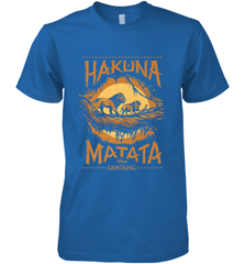 Disney The Lion King Live Action Hakuna Matata Sunset Poster Men's Premium T-Shirt Men's Premium T-Shirt - FordPhuMy