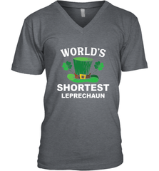 Shortest Leprechaun Funny Family St. Patrick's Day Men's V-Neck Men's V-Neck - FordPhuMy