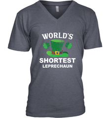 Shortest Leprechaun Funny Family St. Patrick's Day Men's V-Neck Men's V-Neck - FordPhuMy