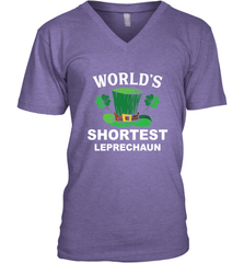 Shortest Leprechaun Funny Family St. Patrick's Day Men's V-Neck Men's V-Neck - FordPhuMy