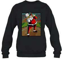 Baseball Santa Ugly Christmas Sports Graphic Print Design Crewneck Sweatshirt Crewneck Sweatshirt - FordPhuMy