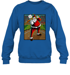 Baseball Santa Ugly Christmas Sports Graphic Print Design Crewneck Sweatshirt Crewneck Sweatshirt - FordPhuMy