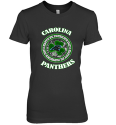 NFL Carolina Panthers Logo Happy St Patrick's Day Women's Premium T-Shirt