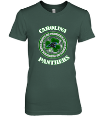 NFL Carolina Panthers Logo Happy St Patrick's Day Women's Premium T-Shirt Women's Premium T-Shirt - FordPhuMy