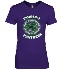 NFL Carolina Panthers Logo Happy St Patrick's Day Women's Premium T-Shirt Women's Premium T-Shirt - FordPhuMy