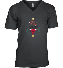 NBA Chicago Bulls Logo merry Christmas gilf Men's V-Neck Men's V-Neck - FordPhuMy